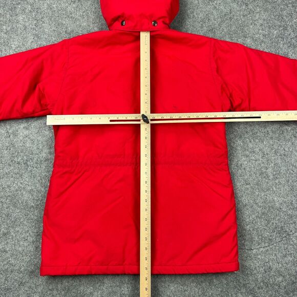 VTG LL‎ Bean Penobscot Parka Jacket Womens Small Red Outerwear Ski Winter USA - Picture 14 of 16